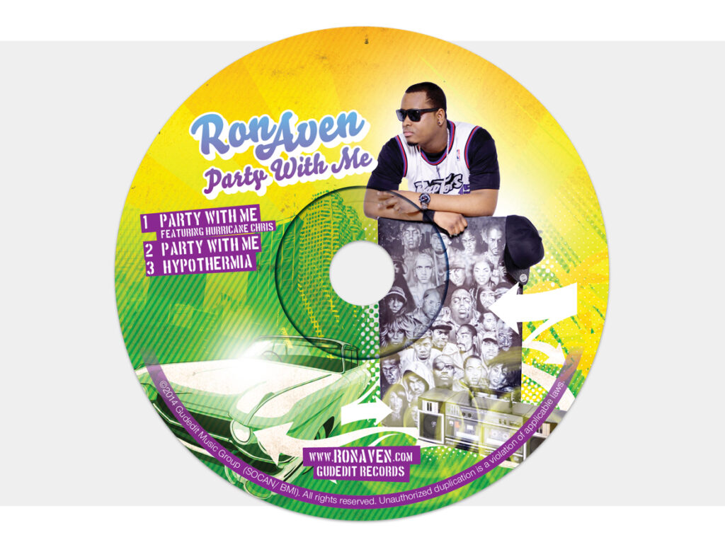 Ron Aven Party With Me CD Disc