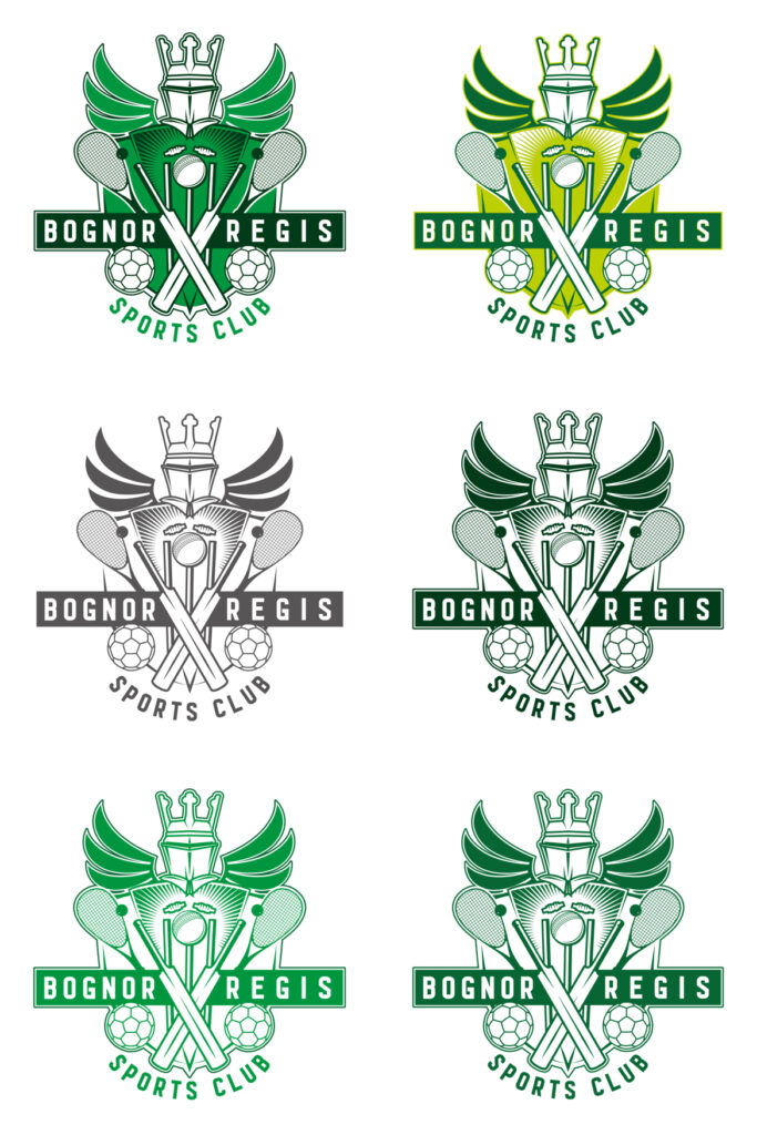 Bognor Regis Sports Club  Logo Variations