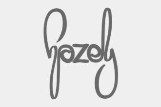 Hazely Ambigram Logo