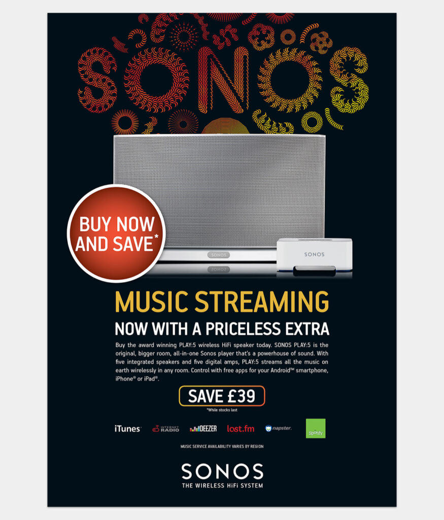 Sonos Rebrand Play 5 & Bridge Promo