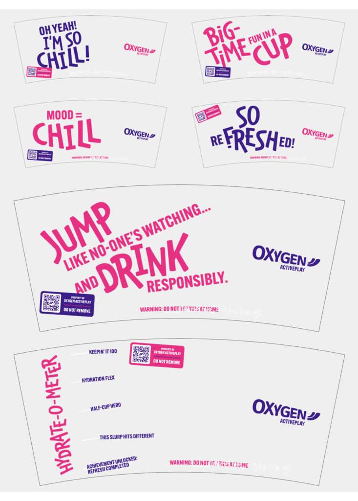 Oxygen Menu 2026 12oz Cup Graphic Concepts