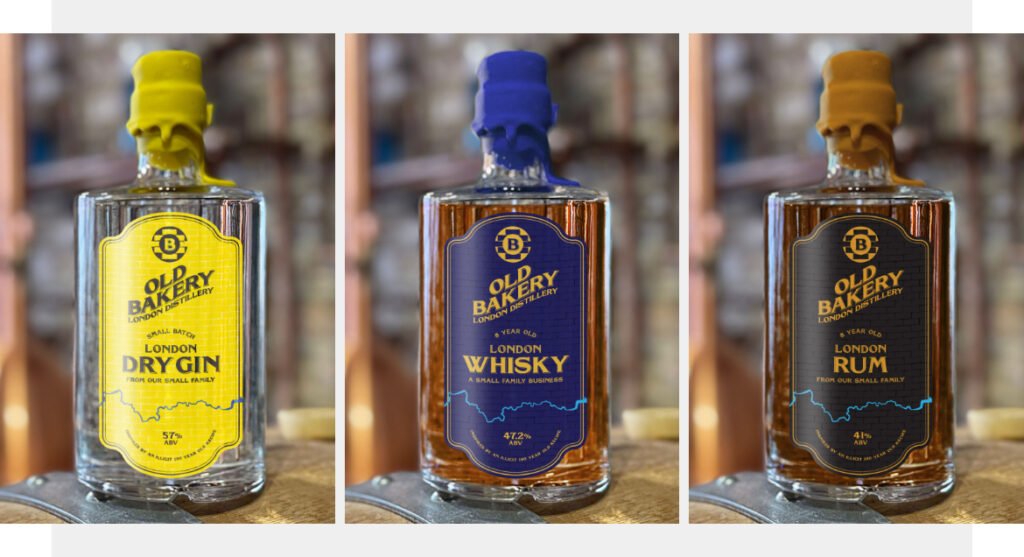Old Bakery Distillery Bottle Mock Ups