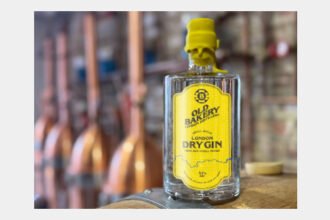 Old Bakery Distiller Gin Concept Mock Up